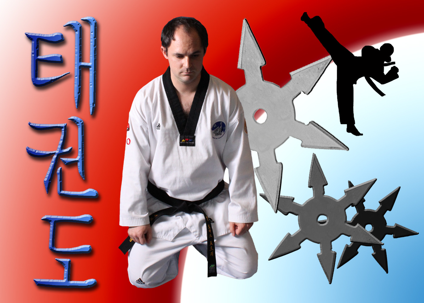 Training session illustration representing martial arts focus